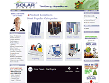 Tablet Screenshot of opportunity.solardirect.com